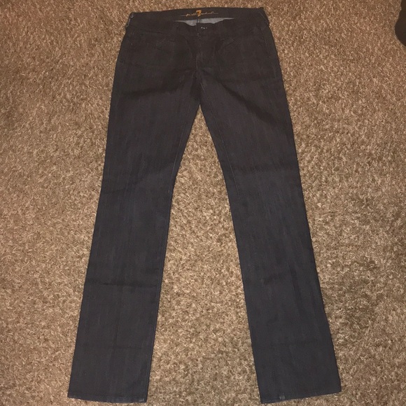 7 for all mankind Size 28 Inseam 33 inches - Picture 5 of 7